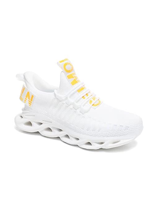 GSLMOLN Womens Walking Shoes Mesh Non Slip Lady Girls Lightweight Casual Fashion Sneakers