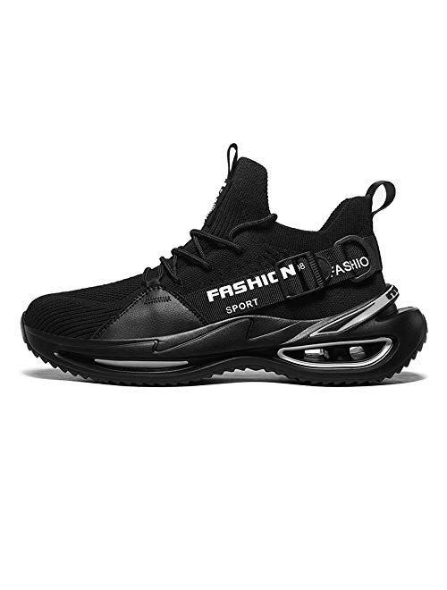 GSLMOLN Men's Fashion Sneaker Casual Slip Walking Shoes