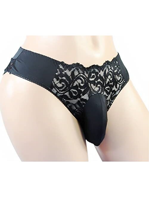 aishani mens lace underwear briefs sissy pouch panties for men