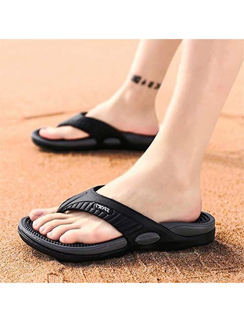GSLMOLN Flip Flops for Men Casual Comfort Mens Thong Sandals Indoor Outdoor Sport Walking Beach Sandals