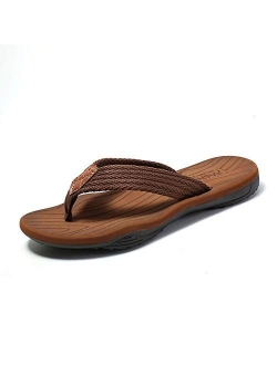 Non-Slip Flip Flops for Men Casual Comfort Mens Thong Sandals Indoor Outdoor Sport Walking Beach Sandals