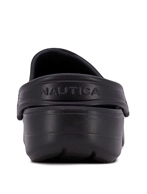 Nautica Women's Clogs - Athletic Sports Sandal - Water Shoes Slip-On with Adjustable Back Strap - Beach Sports Shoe - River Edge