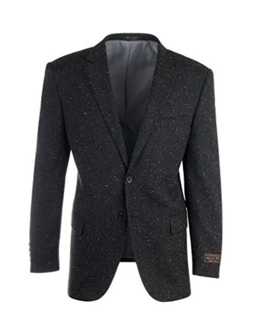 Tiglio Luxe Novello Black Modern Fit, Pure Hopsack Wool Jacket FJ8031/2
