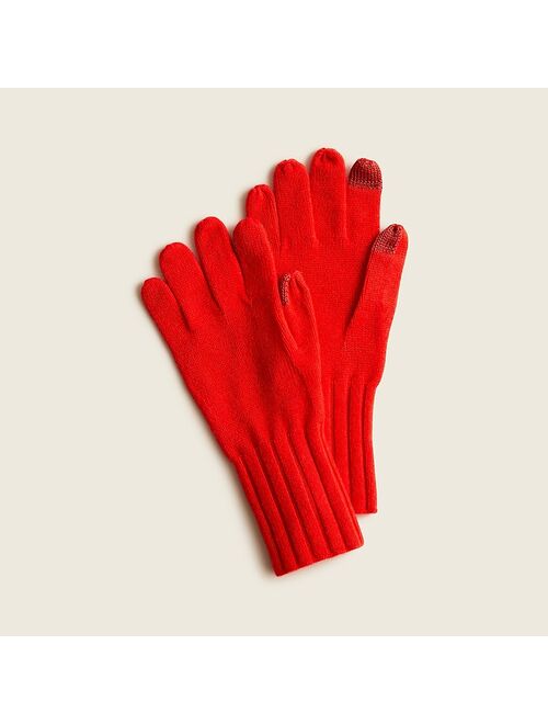 J.Crew Cashmere gloves with touch tech