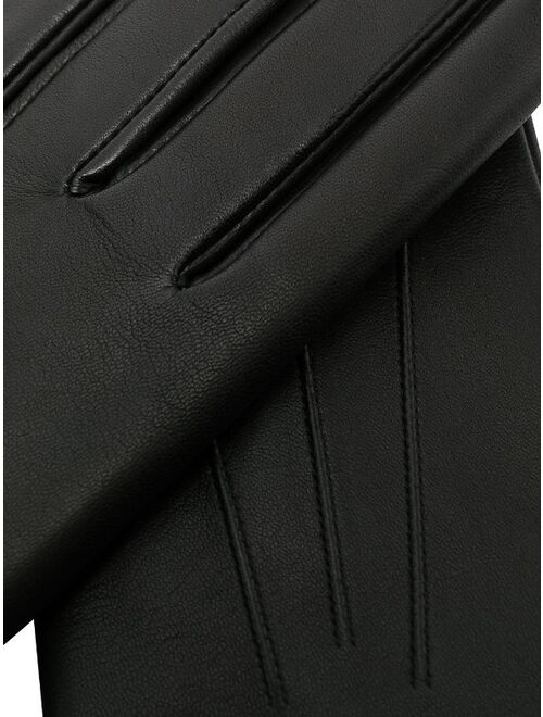 Isabelle cashmere-lined leather gloves