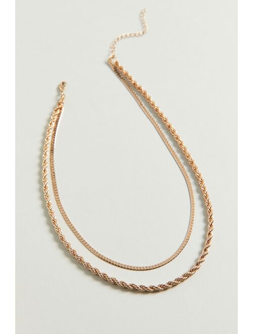 Urban outfitters Rope Chain Layer Necklace
