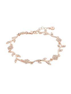 LC Lauren Conrad Rose Gold Vine & Flower Bracelet