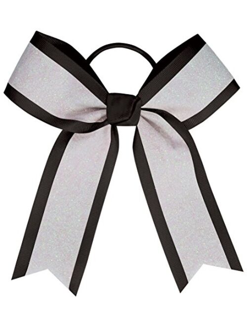 Chasse Chassé White Glitter Hair Bow