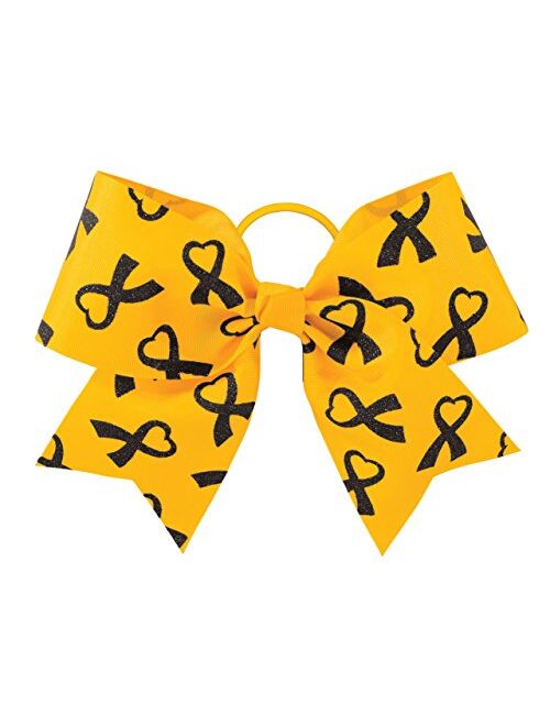 Chasse Chassé Cheer Awareness Hair Bow