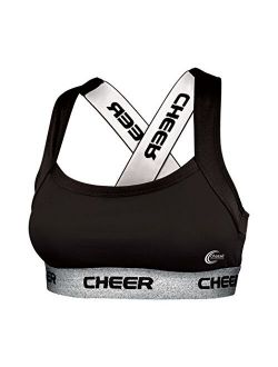 Chass Performance C-Prime 2.0 Fitted Cheerleading Practice Sports Bra - - Youth