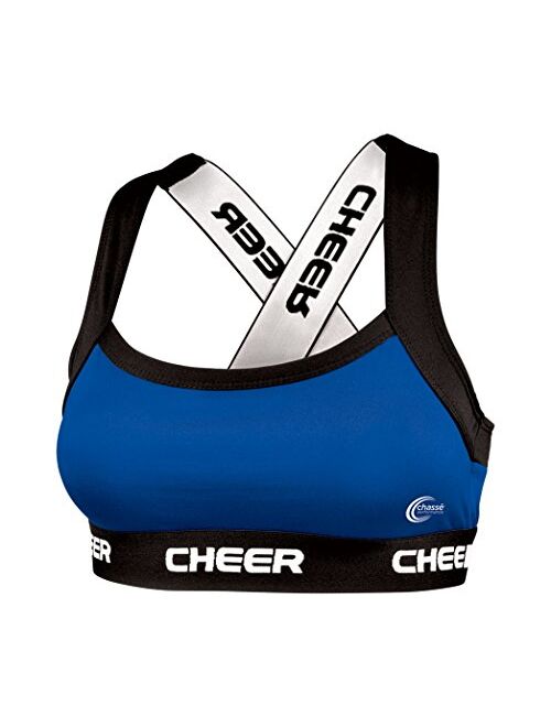 Chasse Chassé Performance C-Prime 2.0 Fitted Cheerleading Practice Sports Bra -