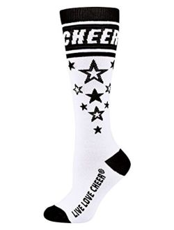 Chassé Knee-High Star Struck Compression Sock - Blk Adult