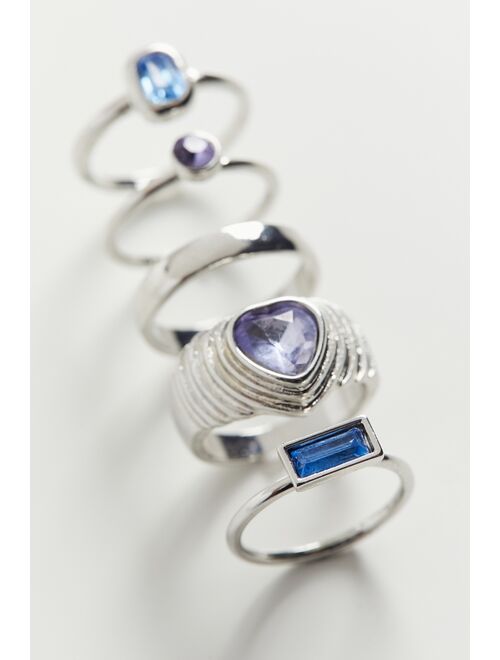 Urban outfitters Statement Heart Ring Set