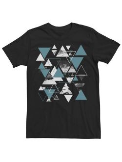 Abstract Geometric Triangle Collage Tee