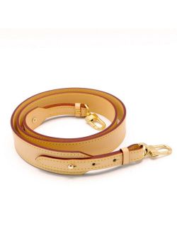 30mm Natural Vachetta Leather Crossbody Strap Replacement For Louis Vuitton 47"