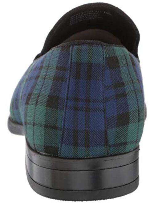 STACY ADAMS Men's Steward Plaid Slip-on Loafer