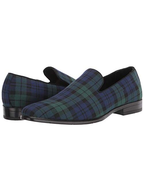 STACY ADAMS Men's Steward Plaid Slip-on Loafer