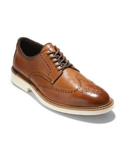 Go-To Men's Leather Wingtip Oxford Shoes