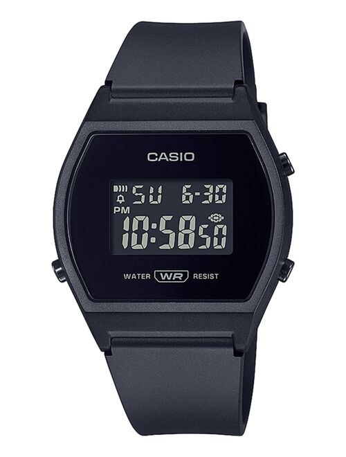 Casio Women's Digital Black Resin Strap Watch 35mm