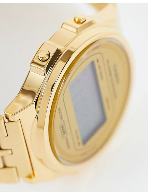 Casio Vintage unisex round bracelet watch in gold A171WEG-9AEF