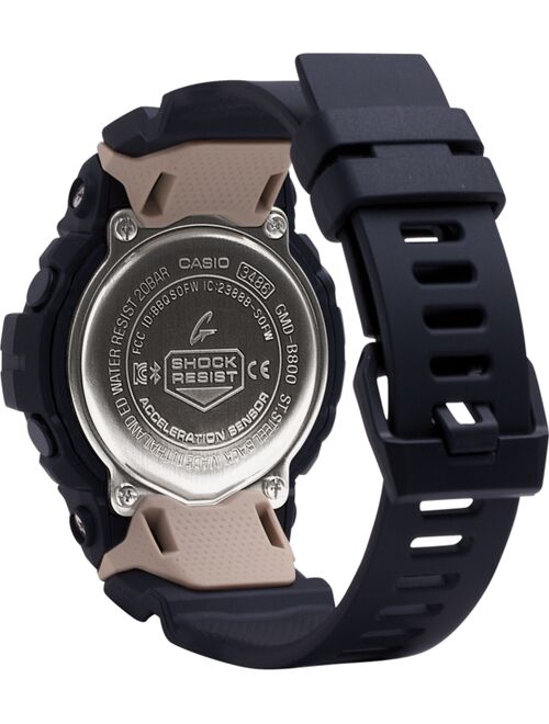 Casio G-Shock Women's Digital Power Trainer Black Resin Strap Watch 45.2mm