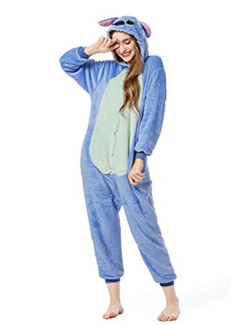 Halloween Stitch Onesie Costume Unisex-adult Animals Stitch Pajamas