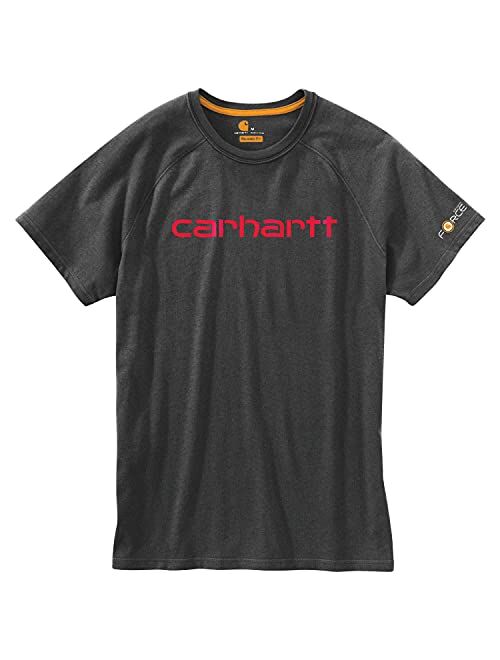 Carhartt Men's Force Cotton Delmont Graphic Short Sleeve T Shirt (Regular and Big & Tall Sizes)