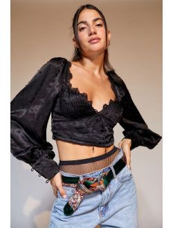 Velvet Patchwork D-Ring Belt