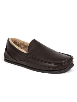 Slipperooz Men's Spun Indoor Outdoor S.U.P.R.O. Sock Cozy Moccasin Slipper