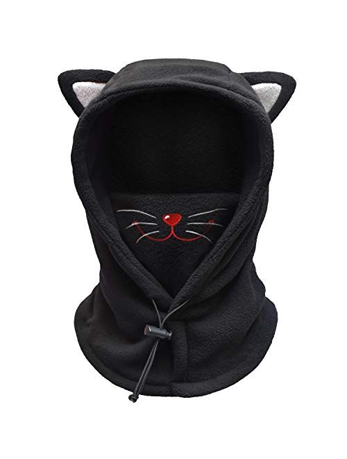 FCY Kids Balaclava Face Mask,Boys/Girls Reusable Washable Cloth Full Face Masks,Windproof Dust Mask Winter Hat
