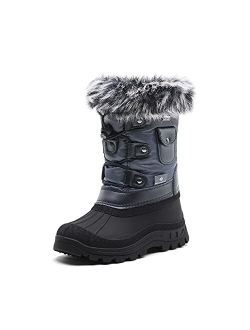 Boys Girls Insulated Waterproof Snow Boots