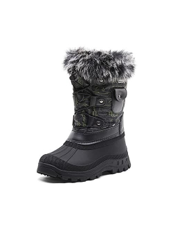 Boys Girls Insulated Waterproof Snow Boots