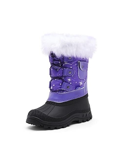 Boys Girls Insulated Waterproof Snow Boots