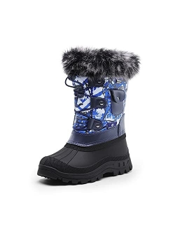 Boys Girls Insulated Waterproof Snow Boots