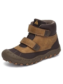 Boys Girls Water Resistant Hiking Boots Anti Collision Non Slip Athletic Outdoor Ankle Walking Shoes