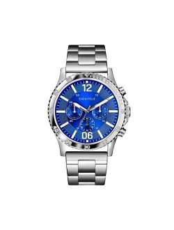 Men's Stainless Steel Chronograph Watch - 43A145