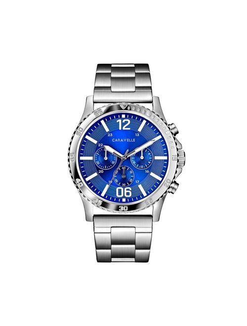 Bulova Men's Stainless Steel Chronograph Watch - 43A145