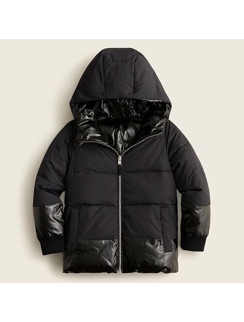 J.Crew Girls' reversible puffer jacket with eco-friendly PrimaLoft®