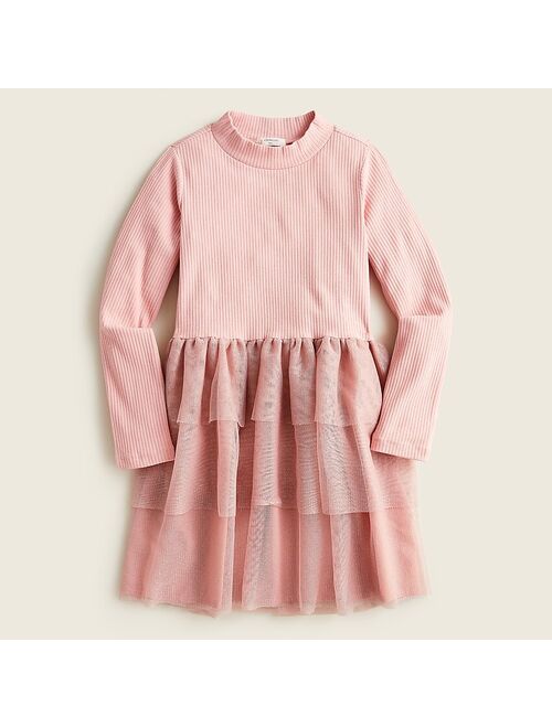 J.Crew Girls' mixy dress with tulle skirt
