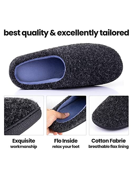 Men's Comfort Memory Foam Anti-Slip Slippers