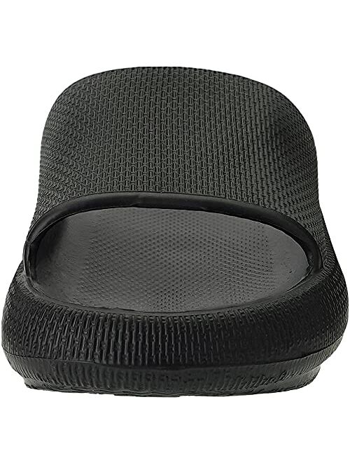 Joomra Pillow Slippers for Women and Men Non Slip Quick Drying Shower Slides Bathroom Sandals | Ultra Cushion | Thick Sole