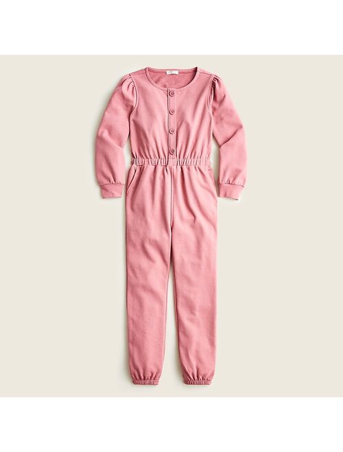 J.Crew Girls' french terry jumpsuit