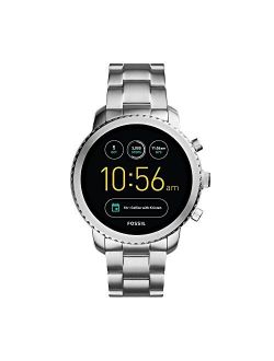 Q Men's Gen 3 Explorist Stainless Steel Smartwatch, Color: Silver-Tone (Model: FTW4000)
