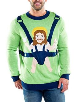 Men's Sweet Baby Jesus Ugly Christmas Sweater - Funny Christmas Sweater