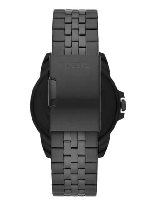 Fossil Men's Gen 5E Black Stainless Steel Bracelet Touchscreen Smart Watch 44mm