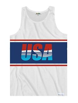 Funny American Patriotic Themed Tank Tops for Summer and BBQs