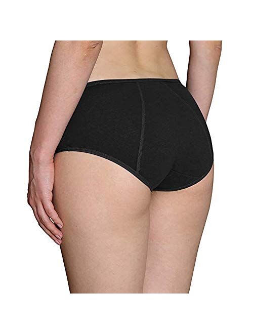 4 Packs Women Period Underwear Teens Menstrual Leak Proof Underwear First Period Starter Sanitary Shorts Girls