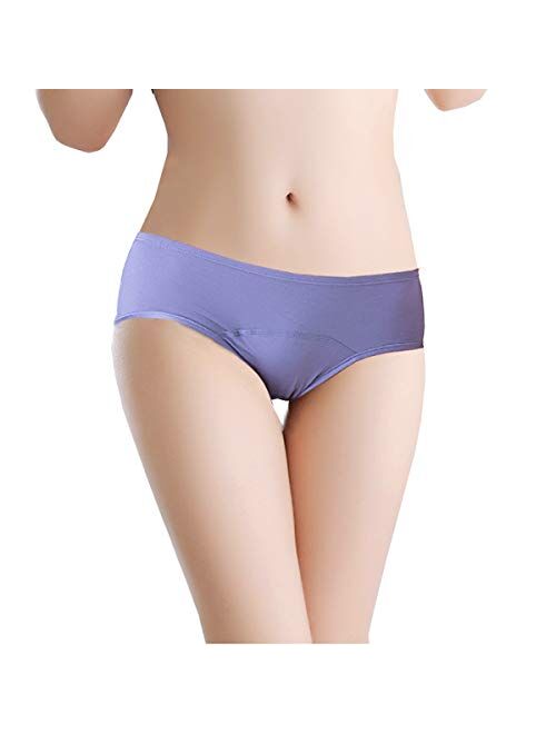 4 Packs Women Period Underwear Teens Menstrual Leak Proof Underwear First Period Starter Sanitary Shorts Girls