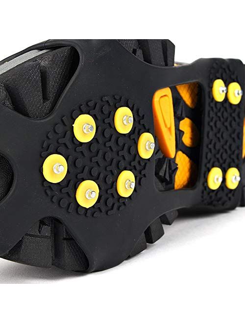 Buy EONPOW Ice Grips, Ice & Snow Grips Cleat Over Shoe/Boot Traction ...