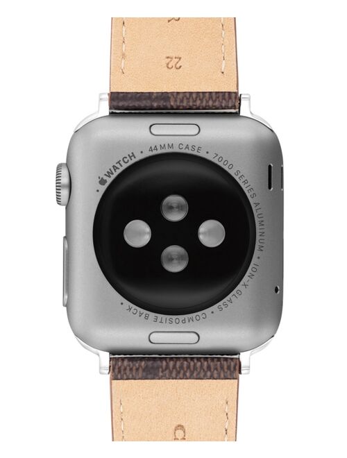 Coach Mahogany Canvas 42/44mm Apple Watch® Band